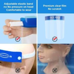 All-Purpose Safety Face Shield Clear Full Face Mask Reusable Breathable Anti-Saliva Protective Hat Windproof Dustproof Shield pa_1ef722433d607dd9d2b8b7:  New Arrivals 2020 Fight Coronavirus
