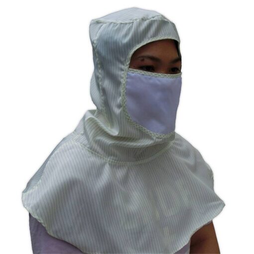High Quality ESD Spray Painting Protective Pharmaceutical Food Factory Hat Head Safety Helmet Work Cleanroom Dustproof Shawl Hat color: Pink|Blue|White|Yellow  New Arrivals 2020