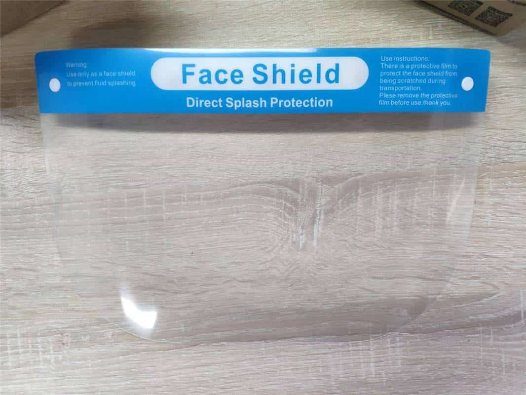 Professional Clear Full-Face Shield Protection Transparent Protective Safety