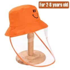 Kids Protective Bucket Visor Hat TPU Shield Protective Bucket Cotton Anti-spitting Fisherman Outdoor Protection 2-8 Years pa_1ef722433d607dd9d2b8b7:  New Arrivals 2020 Fight Coronavirus