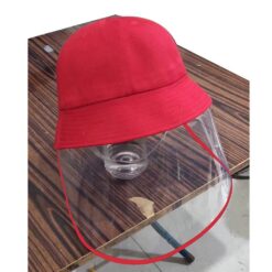 Child Casual Solid Anti-spitting Hat Dustproof Cover Cap Bucket Hat peaked cap Hat For Kid Isolate germs Защитный колпачок#2 color: Orange|Red|Yellow  New Arrivals 2020 Fight Coronavirus