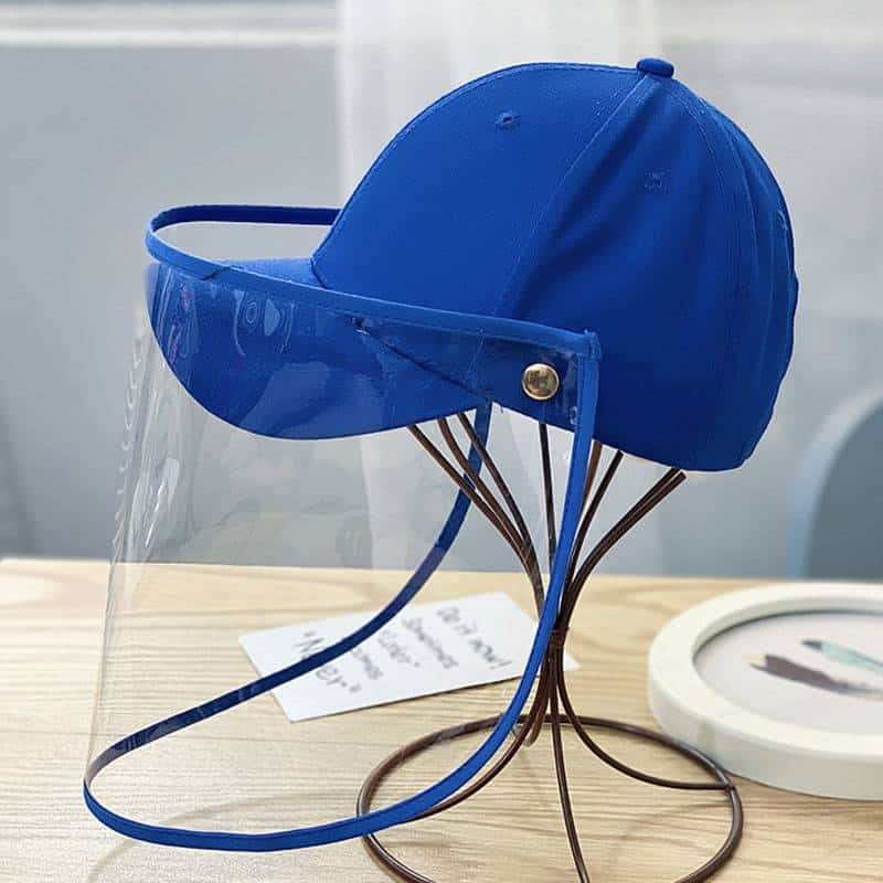 Kids Protective Hat Transparent Anti-saliva Removable Outdoor Baseball Cap For Children Dust Cover Full Face Anti Droplet Hat