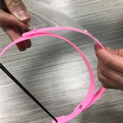 2020 New Clear Transparent Adjustable Full Face Plastic Flip-up Visor Anti-fog Anti bacteria Protective color: Pink|Blue  New Arrivals 2020 Fight Coronavirus