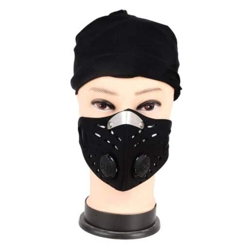 Vervuiling Masker Volwassen Anti Pm 2.5 Pollen Stofmasker Wasbare Anti-Fog Anti Stofmasker Actieve Kool Filter Met 2 Filters color: Red|Gray with 2 Filters|Black|Blue|Green  New Arrivals 2020 Fight Coronavirus