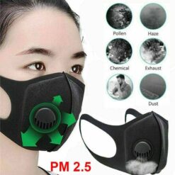 Anti Droplet Dust-proof Washable Adjustable Face Cover Mouth Muffle Anti Dust W/ Breather Valve Reusable Breathable Made  New Arrivals 2020 Fight Coronavirus