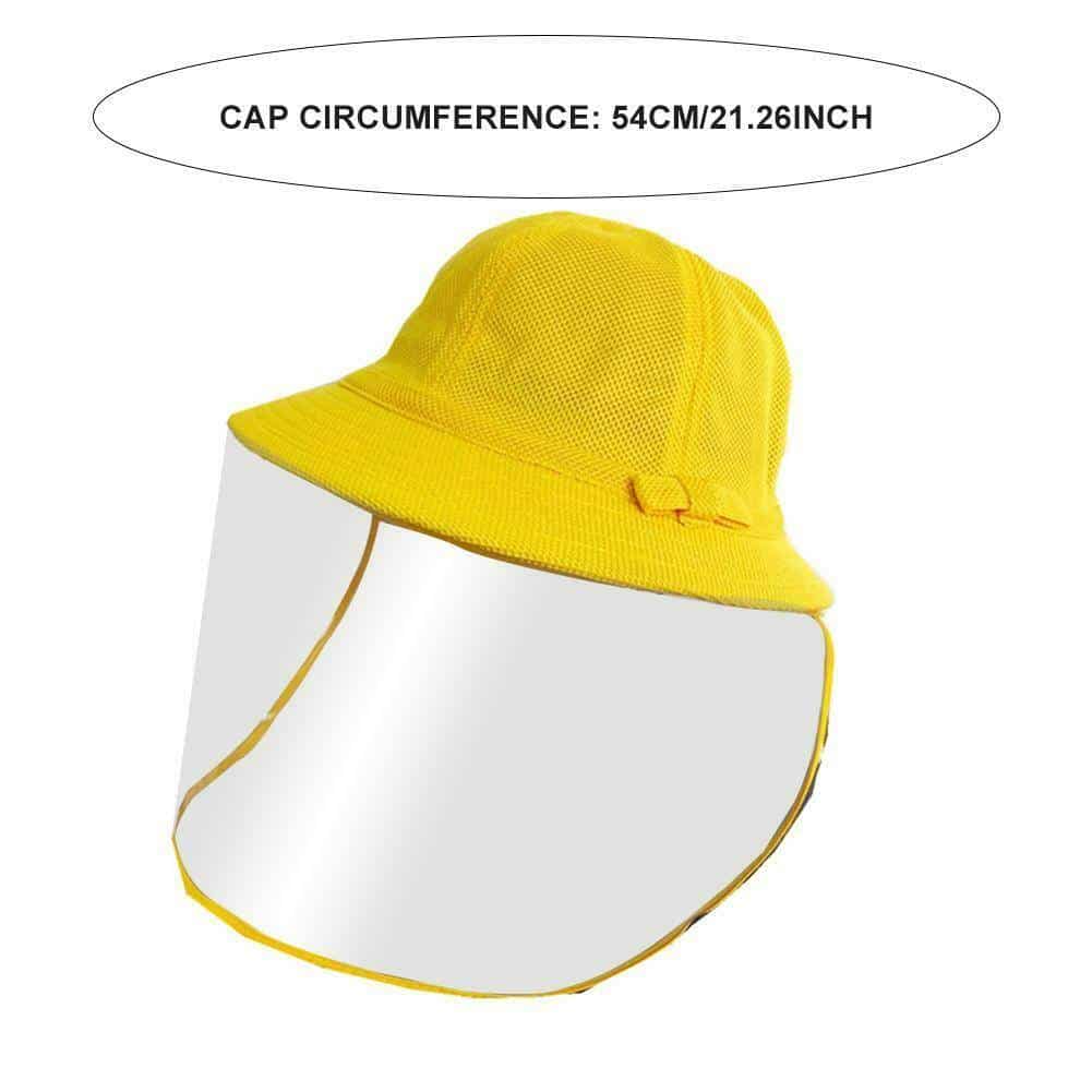 Detachable Protection Kids-Hat-with-Face-Shield-Motorcycle-Gear-Type-Headgear-New-Arrivals-Protection-Against-COVID-19-Face-Masks-amp-Face-Shi Cap Dust-proof Face Cover Protective Gears Cotton Face Cover Cap Decoration Accessories