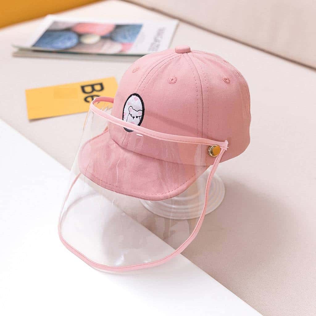 Anti-spitting Peaked Cap Hat Protective Hat Dustproof Cover Kids Boys Girls Multi-function Cap Anti-saliva Face Cover #T1P