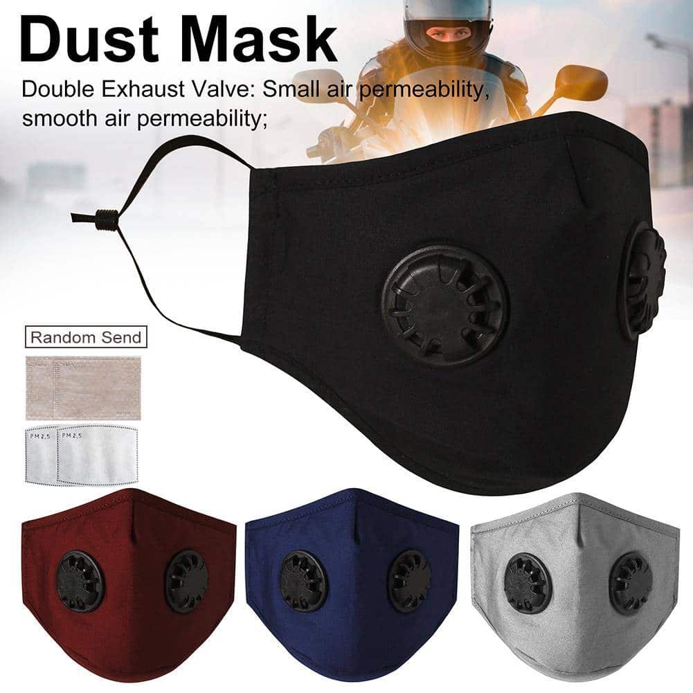 Protection Face Cover Activated Carbon Filter Paper Set 98% Isolate Bacterial Flu Mouth-muffle Respirator Washable Reusable