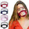 4Pcs Masque Adult Face Mask with Eyes Screen Mask With Clear Window Visible Dustproof Mascarillas Cosplay Mask color: A|B|C|D|E  New Arrivals 2020 Face Masks