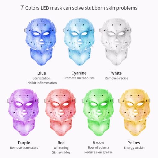 Foreverlily 7 Colors Led Facial Mask Led Korean Photon Therapy Face Mask Machine Light Therapy Acne Mask Neck Beauty Led Mask 1ef722433d607dd9d2b8b7: Belgium|China|Russian Federation|United States  face Mask Face Mask Anti-Acne, Wrinkle Removal, Skin Rejuvenation Therapy Face Mask NEW Face Masks Uncategorized