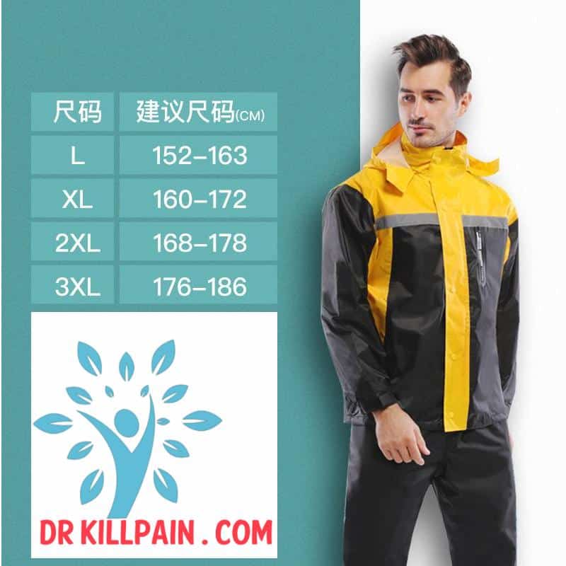 Rain Jacket with Face Shield + FREE Waterproof Pants