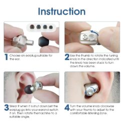 More Glory Mini Invisible Digital Hearing Aid With Charging Box, Suitable For Loudspeakers With Moderate To Severe Hearing Loss color: 1pcs|2pcs  New Arrivals Uncategorized