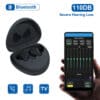 Bluetooth Rechargeable App-Controlled Hearing Aid Amplifiers color: Black  New Arrivals Best Sellers