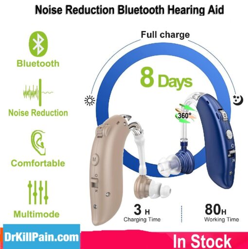 360 Degree Long-Battery Noise Reduction Bluetooth Hearing Aids Bluetooth: Yes|No  Best Hearing Aids In 2022 New Arrivals Best Sellers