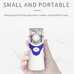 Medical equipment Nebulizer Handheld Ultrasonic Steaming Devices Atomizer inhalator for Adults Kids mini Portable nebulizador color: only mask|Gray with 2 Filters|Blue|Green  New Arrivals 2020 Fight Coronavirus Best Sellers Uncategorized