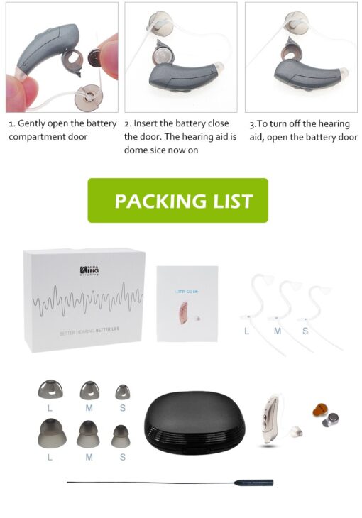 6-Channel Digital Hearing Aid Audifonos Sound Amplifiers Wireless Ear Aids for Elderly Moderate to Severe Loss Hearing Amplifier color: AAB100-Champagne-L|AAB100-Champagne-R|AAB100-Pearl grey-L|AAB100-Pearl grey-R|Champagne-Pair|Graphite grey-L|Graphite grey-Pair|Graphite grey-R|Pearl grey-Pair  Best Hearing Aids In 2022 New Arrivals Best Sellers