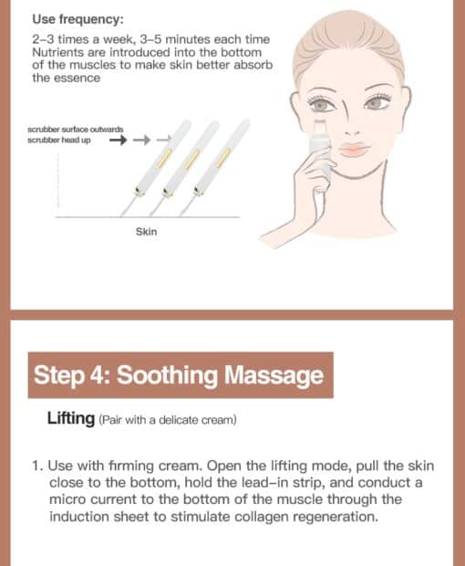 Ultrasonic Skin Scrubber Vibration Face Spatula Blackhead Remover Facial Scrubber Shovel Clean Cavitation Peeling Facial Lifting 1ef722433d607dd9d2b8b7: China  New Arrivals Uncategorized Best Sellers Clearance