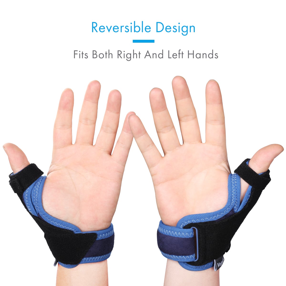 VELPEAU Tenosynovitis Thumb Protector for Mouse Hand Relieve Pain Thumb Brace Light Breathable Splint for Left and Right Hand