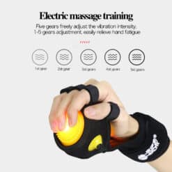 Infrared Hot Compress Hand Massager Ball Massage Hand and Fingers Physiotherapy Rehabilitation Spasm Dystonia Hemiplegia Stroke color: smiley no electric|Type A|Type B|Type C|Type D rechargeable