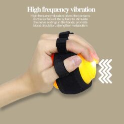 Infrared Hot Compress Hand Massager Ball Massage Hand and Fingers Physiotherapy Rehabilitation Spasm Dystonia Hemiplegia Stroke color: smiley no electric|Type A|Type B|Type C|Type D rechargeable  