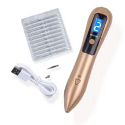 Laser Plasma Pen Freckle Remover Machine LCD Mole Removal Dark Spot Remover Skin Wart Tag Tattoo Remaval Tool Beauty Salon color: Gold|Gold NO BOX|Pink|Pink NO BOX|White NO BOX|White  New Arrivals Uncategorized Skin Care Best Sellers