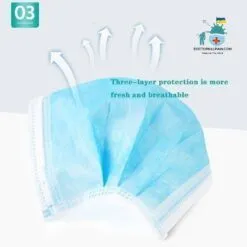 100 Pcs 3 Layer Disposable Face Mask color: 100pc Blue for kids|100pc White for kids|100pcs Blue|100pcs White|25pc Blue for kids|25pc White for kids|25pcs Blue|25pcs White|50pc Blue for kids|50pc White for kids|50pcs Blue|50pcs White  New Arrivals Protection Against COVID-19 Face Masks & Face Shields Face Masks Face Masks For Adults Best Sellers