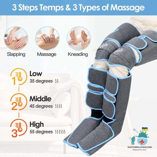 360° Professional Foot And Leg Pain Reliever & Massager with Knee Heaters Material: Composite Material  New Arrivals Foot Pain Relief Best Sellers