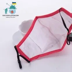 Adjustable Cotton Face Mask color: Pink|Red|Rose Red|Gray with 2 Filters|Black|Blue  New Arrivals Protection Against COVID-19 Face Masks & Face Shields Face Masks Face Masks For Adults Best Sellers