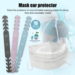Adjustable Face Mask Holder For Kids color: 10pc|10PC A|10PC A|10PC B|10PC B|10PC C|10PC C  New Arrivals Protection Against COVID-19 Face Mask Extensions (Kids & Adults) Best Sellers