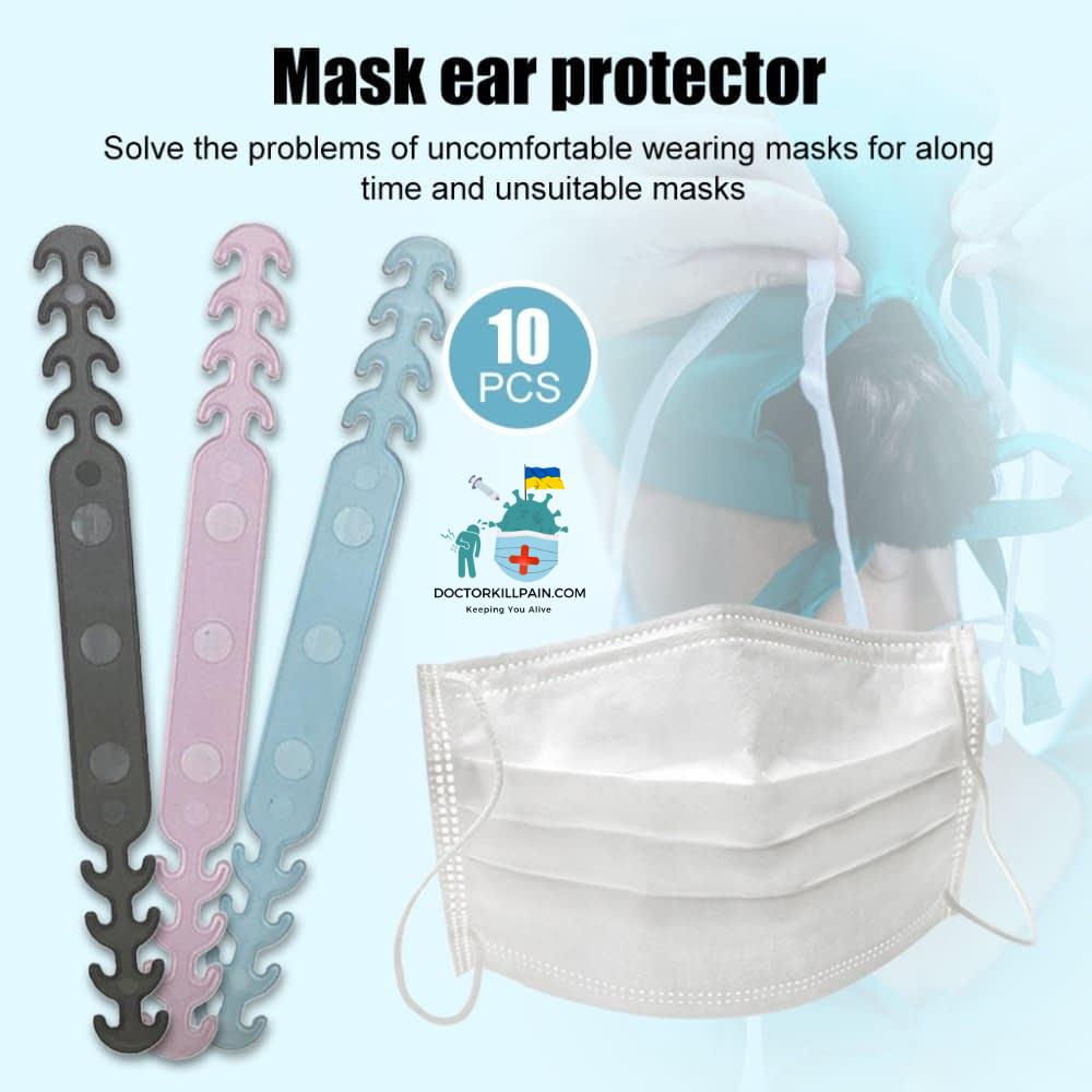 10PCS Adjustable Mask Extension Belt Bandage Mask Hook Anti-Slip Ear Rope salvaorejas mascarillas mask holder protection masks