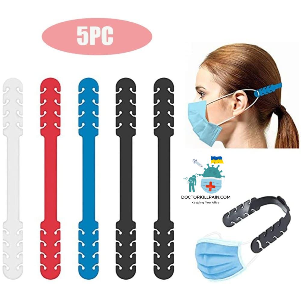 10PCS Adjustable Mask Extension Belt Bandage Mask Hook Anti-Slip Ear Rope salvaorejas mascarillas mask holder protection masks