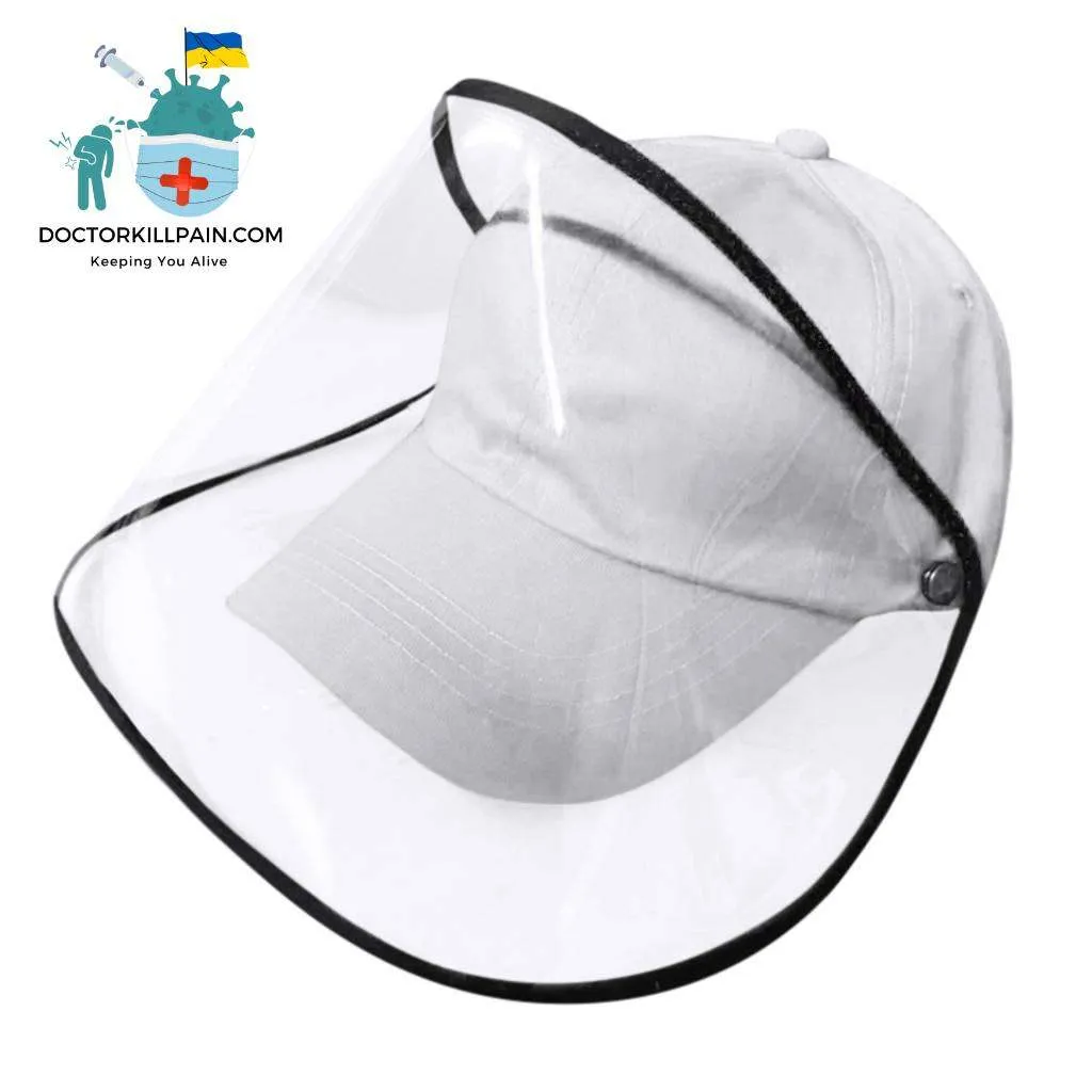 Baby Boy Girl Hats With Protective Face Shield Baseball Cap Kids Anti-spitting Hat Dustproof Cover Peaked Cap Hat Adjustable Baby Boy Girl Hats With Protective Face Shield Baseball Cap Kids Anti-spitting Hat Dustproof Cover Peaked Cap Hat Adjustable