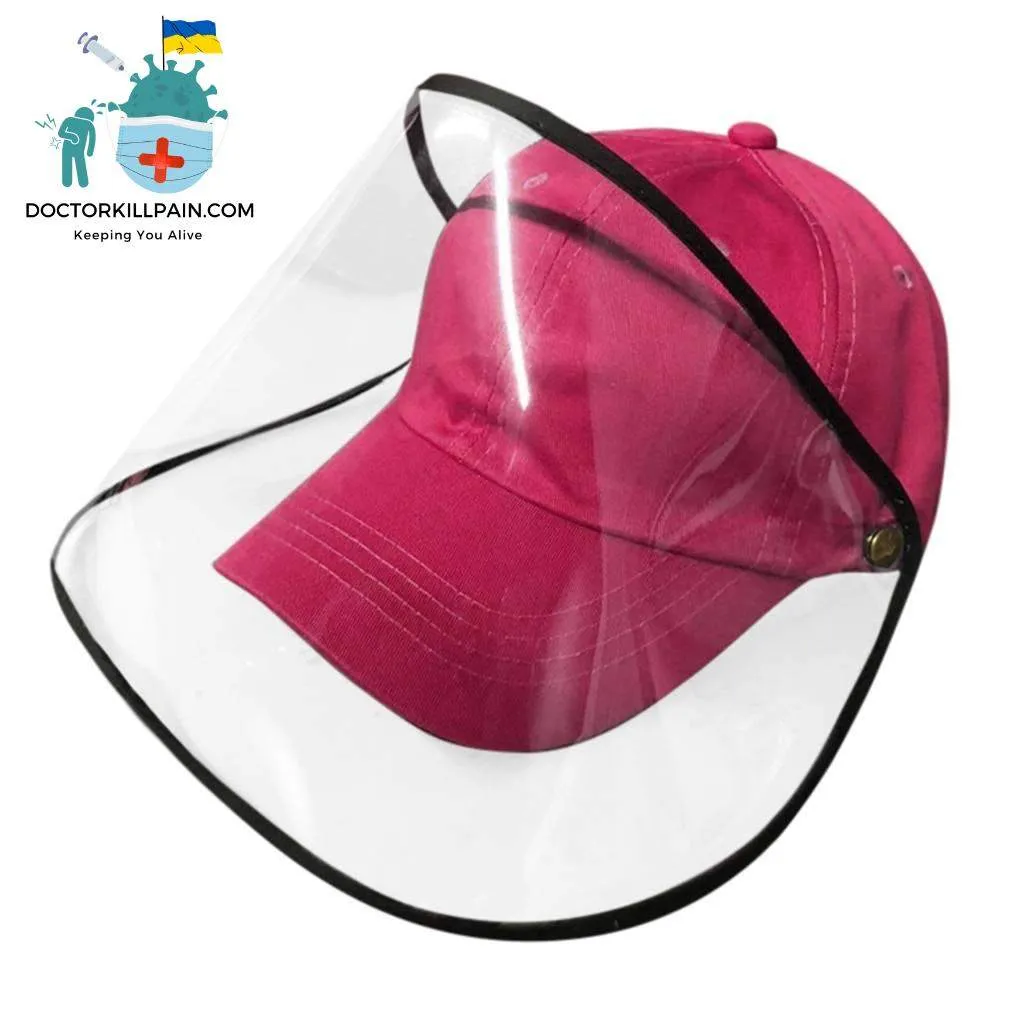 Baby Boy Girl Hats With Protective Face Shield Baseball Cap Kids Anti-spitting Hat Dustproof Cover Peaked Cap Hat Adjustable Baby Boy Girl Hats With Protective Face Shield Baseball Cap Kids Anti-spitting Hat Dustproof Cover Peaked Cap Hat Adjustable