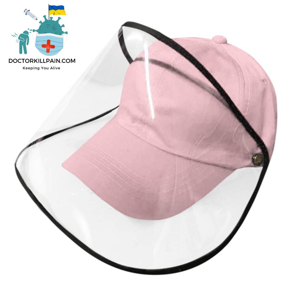 Baby Boy Girl Hats With Protective Face Shield Baseball Cap Kids Anti-spitting Hat Dustproof Cover Peaked Cap Hat Adjustable