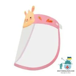 Cartoon Animal Face Shield For Kids With Elastic Band color: A|B|C|D|E|F|G|H  New Arrivals Protection Against COVID-19 Face Masks & Face Shields Face Shields Face Shields For Kids Best Sellers