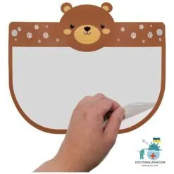 Cartoon Animal Face Shield For Kids With Elastic Band color: A|B|C|D|E|F|G|H  New Arrivals Protection Against COVID-19 Face Masks & Face Shields Face Shields Face Shields For Kids Best Sellers