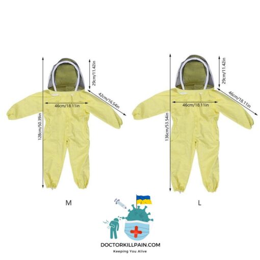Child Beekeeping Protection Suit color: L|M  New Arrivals Protection Against COVID-19 Face Masks & Face Shields Face Shields Face Shields For Kids Jackets with Face Mask Protective Suits & Clothing Best Sellers