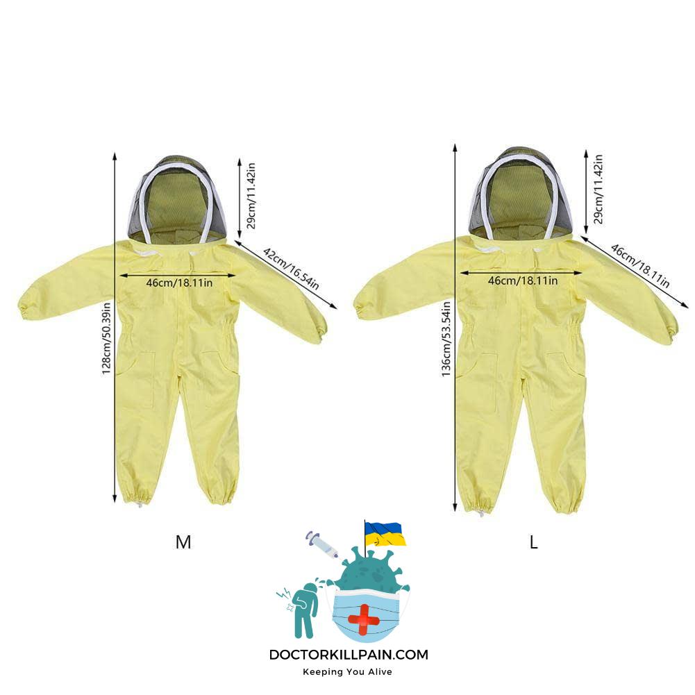 Cotton Child Beekeeping Clothing Suit Jacket Jumpsuit Protection Beekeeper Farm Visitor Protect Apiculture Equipement
