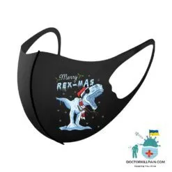 Christmas Dinosaur Face Mask For Kids color: A|B|C|D|E  New Arrivals Protection Against COVID-19 Face Masks & Face Shields Face Masks Safest Face Masks For Kids Best Back to School Face Masks For Kids Best Sellers