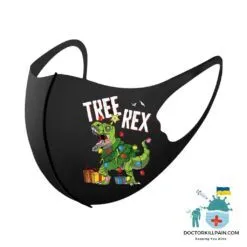 Christmas Dinosaur Face Mask For Kids color: A|B|C|D|E  New Arrivals Protection Against COVID-19 Face Masks & Face Shields Face Masks Safest Face Masks For Kids Best Back to School Face Masks For Kids Best Sellers
