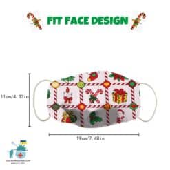 Christmas Lights Glowing Face Mask color: A|B|C|D|G  New Arrivals Protection Against COVID-19 Face Masks & Face Shields Face Masks Face Masks For Adults Best Sellers