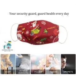 Christmas Lights Glowing Face Mask color: A|B|C|D|G  New Arrivals Protection Against COVID-19 Face Masks & Face Shields Face Masks Face Masks For Adults Best Sellers