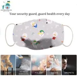 Christmas Lights Glowing Face Mask color: A|B|C|D|G  New Arrivals Protection Against COVID-19 Face Masks & Face Shields Face Masks Face Masks For Adults Best Sellers