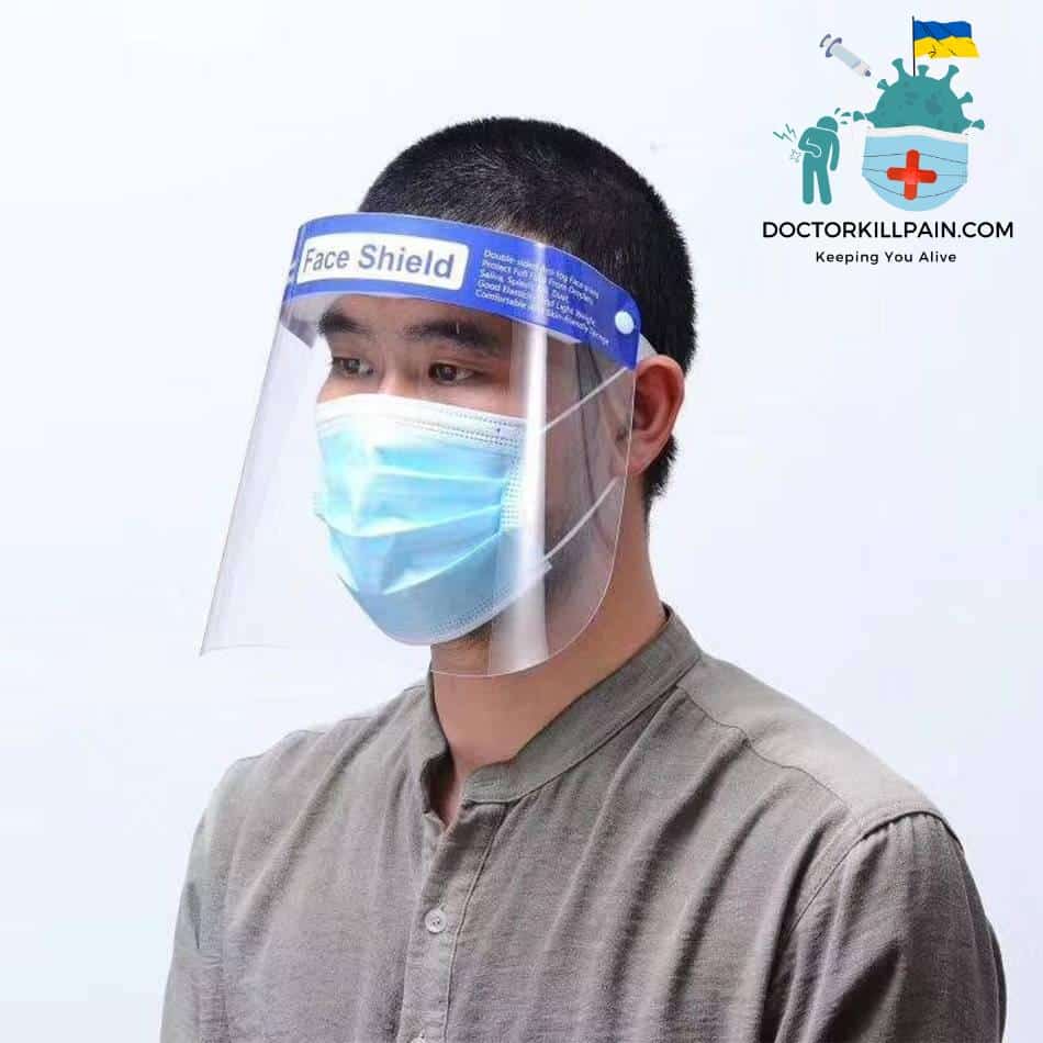FS Full Face Safety Anti-saliva Women Men Face Shield Mask Anti-fog Dust-proof Reusable Adjustable Breathable Safety Protect Hat