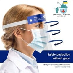 Clear Face Shields (10 Pcs) color: 10 pcs  New Arrivals Protection Against COVID-19 Face Masks & Face Shields Face Shields Face Shields For Adults Best Sellers