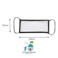 Clear Protective Face Mask color: Light blue|Pink|Gray with 2 Filters|Black|Blue|White  New Arrivals Protection Against COVID-19 Face Masks & Face Shields Face Masks Face Masks For Adults Best Sellers