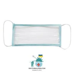 Clear Protective Face Mask color: Light blue|Pink|Gray with 2 Filters|Black|Blue|White  New Arrivals Protection Against COVID-19 Face Masks & Face Shields Face Masks Face Masks For Adults Best Sellers