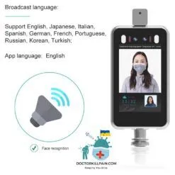 Contactless Thermometer Camera with Face Recognition 81fc5b885e3ea8cd72da7b: upright Bracket|Wall mounted  New Arrivals Protection Against COVID-19 Contactless Thermometers Best Sellers