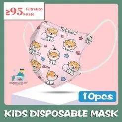 Cute Disposable Face Masks For Toddlers (10 Pcs) color: 10PC A|10PC B|10PC C|10PC D|10PC E|10PC F|10PC G|10PC H|10PC I|10PC J|10PC K|10PC L|10PC M|10PC N|10PC O|10PC P|10PC Q|10PC R|10PC S|10PC T|10PC U|10PC V|10PC W|10PC X  New Arrivals Protection Against COVID-19 Face Masks & Face Shields Face Masks Safest Face Masks For Kids Best Back to School Face Masks For Kids Best Sellers