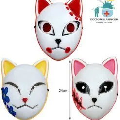 Demon Slayer Urokodaki Apprentice Glowing Masks color: LED 01|LED 02|LED 03|No LED 01|No LED 02|No LED 03  Clearance